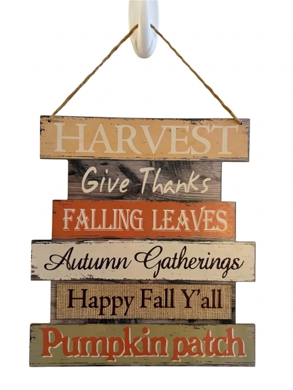 Autumn Harvest Wall Hanging Sign
